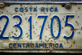 Costa Rica License Plate